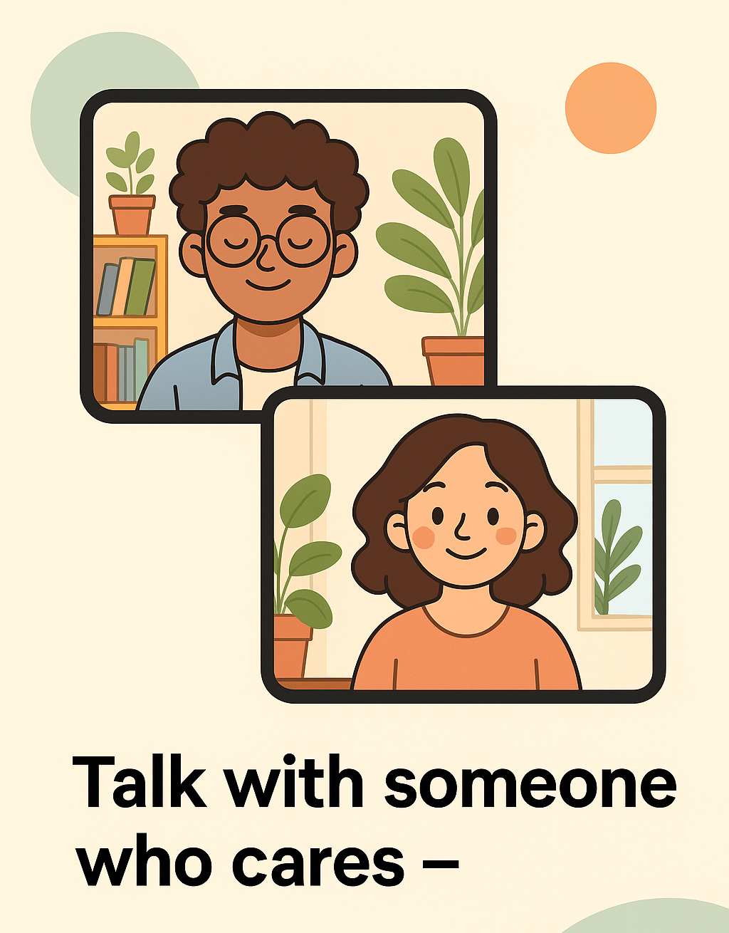 talk to someone on video call by mindhope