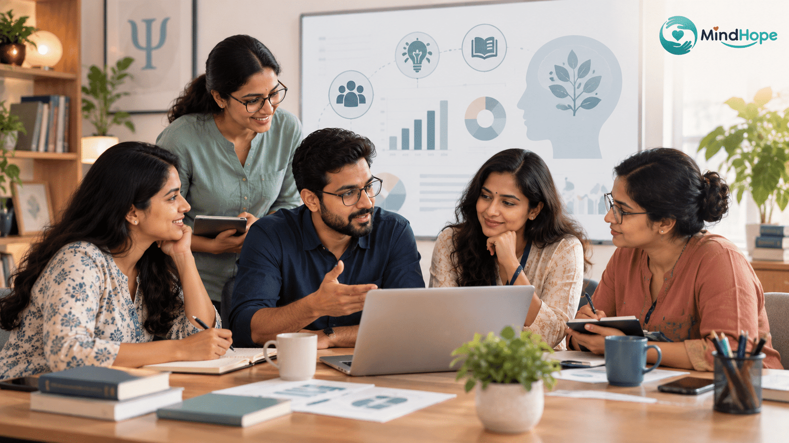 MindHope online counselling platform approach