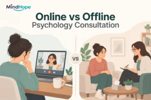 online vs offline psychology consultation